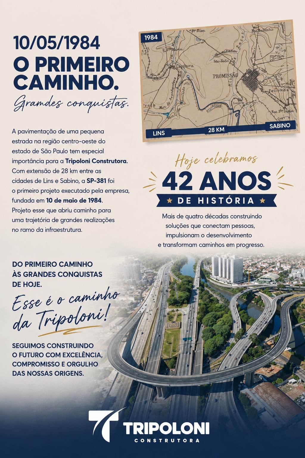 Tripoloni Construtora - 42 anos de história